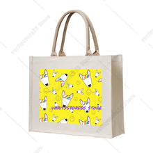 Staffy Print Large Capacity Tote Bag