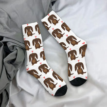 Cute Printed Dachshund Wiener Long Socks