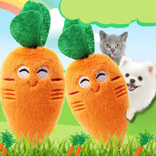 Carrot Squeaky Plush Toy