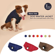 Dog Jacket with Fleece Cotton Lining