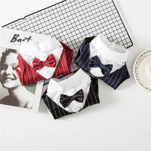 Bow Tie Shirt Dog Formal Wear Outfits