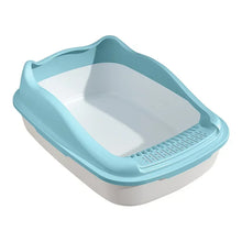 Semi-Closed Cat Litter Box with Scoop