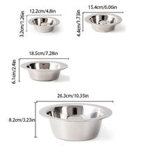 Stainless Steel Slow Feeder Bowl for Dogs & Cats
