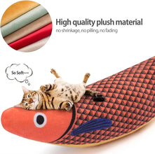 Catnip Fish Toy with Sound and Chew Features