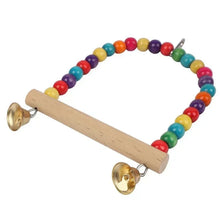 Wooden Parrot Swing Toy