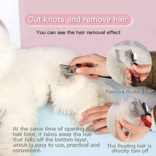 Dematting Fur Rake Comb for Dogs and Cats