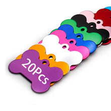 20 Pcs Classic Bone Dog ID Tags