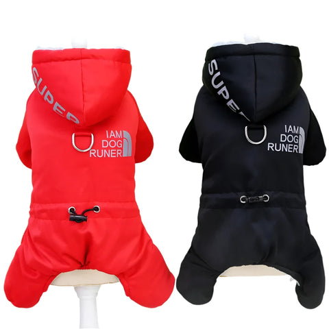 Winter Waterproof Pet Jumpsuit – Warm Coat for Small Dogs