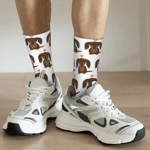 Cute Printed Dachshund Wiener Long Socks