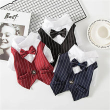 Bow Tie Shirt Dog Formal Wear Outfits