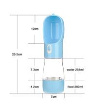 Pet Bottle with Food and Water Dispenser