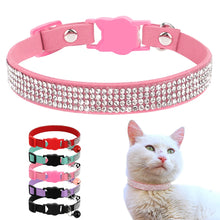 Colourful Suede Cat Collars