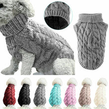 Winter Puppy Dog Sweater – Turtleneck Coat for Small & Medium Dogs