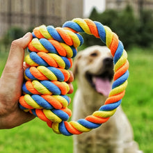 Braided Pull Ring Rope Toy for Large Dogs