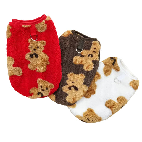 Winter Flannel Dog Coat Pyjamas