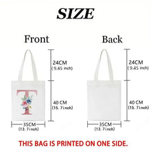 Dachshund Print Canvas Tote Daily Bag