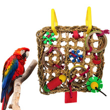 8pc Parrot Toy Set with Swings Bells