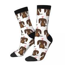 Cute Printed Dachshund Wiener Long Socks