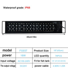 LED Light Aquarium Decoration Growth Lamp
