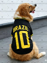 Brazil Football Dog Costume Vest