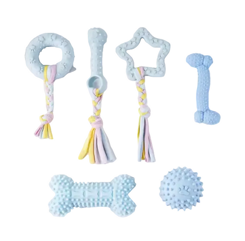Pet Teething Toys Set – Gentle Chew Toys for Dogs