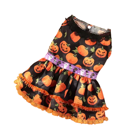 Premium Halloween Dog Dress