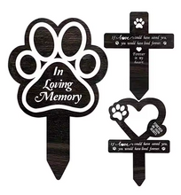 Outdoor Dog Memorial Plaque