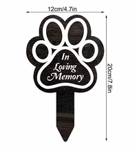 Outdoor Dog Memorial Plaque