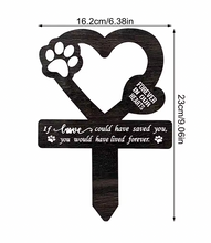 Outdoor Dog Memorial Plaque