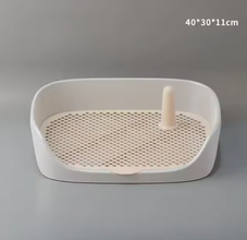 Plastic Double Layer Dog Toilet Pad