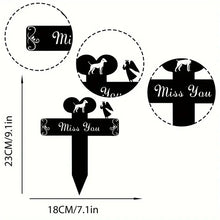 Metal Dog Memorial Stake