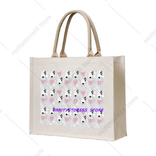 Staffy Print Large Capacity Tote Bag