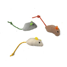 3-200 Pcs Rattle Cat Mouse Toys with Catnip