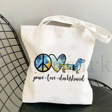 Dachshund Cloth Tote Bag