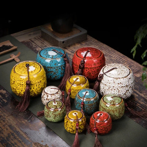 Mini Canister Ceramic Pet Urn