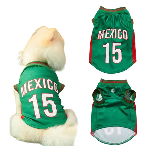 Large Dog Football Jersey Vest