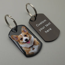 Personalised Tags Engraved Keychain