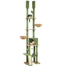 Adjustable Cat Tree with Condo Hammock