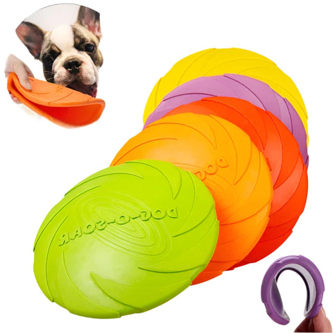 Interactive Dog Flying Disc Toy for Training & Play