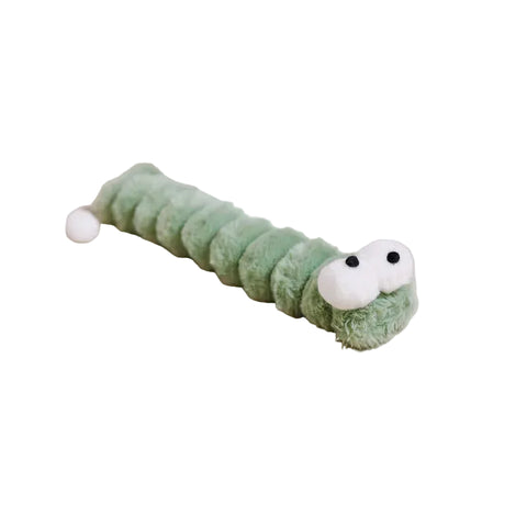 Cat Plush Caterpillar Chew Toy