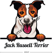Jack Russel Vinyl Decal Dog Stickers