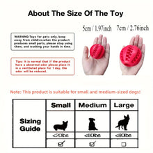 Pet Food Treat Feeder Toy Ball