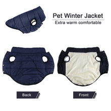 Dog Jacket with Fleece Cotton Lining