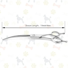 Curved Dog & Cat Grooming Scissors