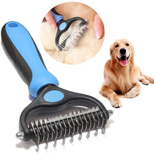 Pet Deshedding Brush for Dogs & Cats Fur