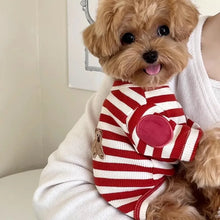 Striped Summer Vest Hoodie for Pets