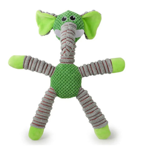 Indestructible Squeaky Plush Dog Toy