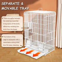 Portable Wrought Iron Bird Cage