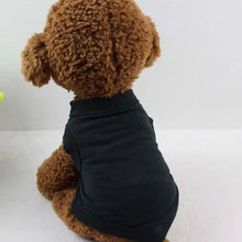 Plain Pure Cotton Vest Pet Shirts