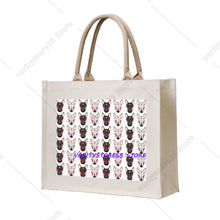 Staffy Print Large Capacity Tote Bag